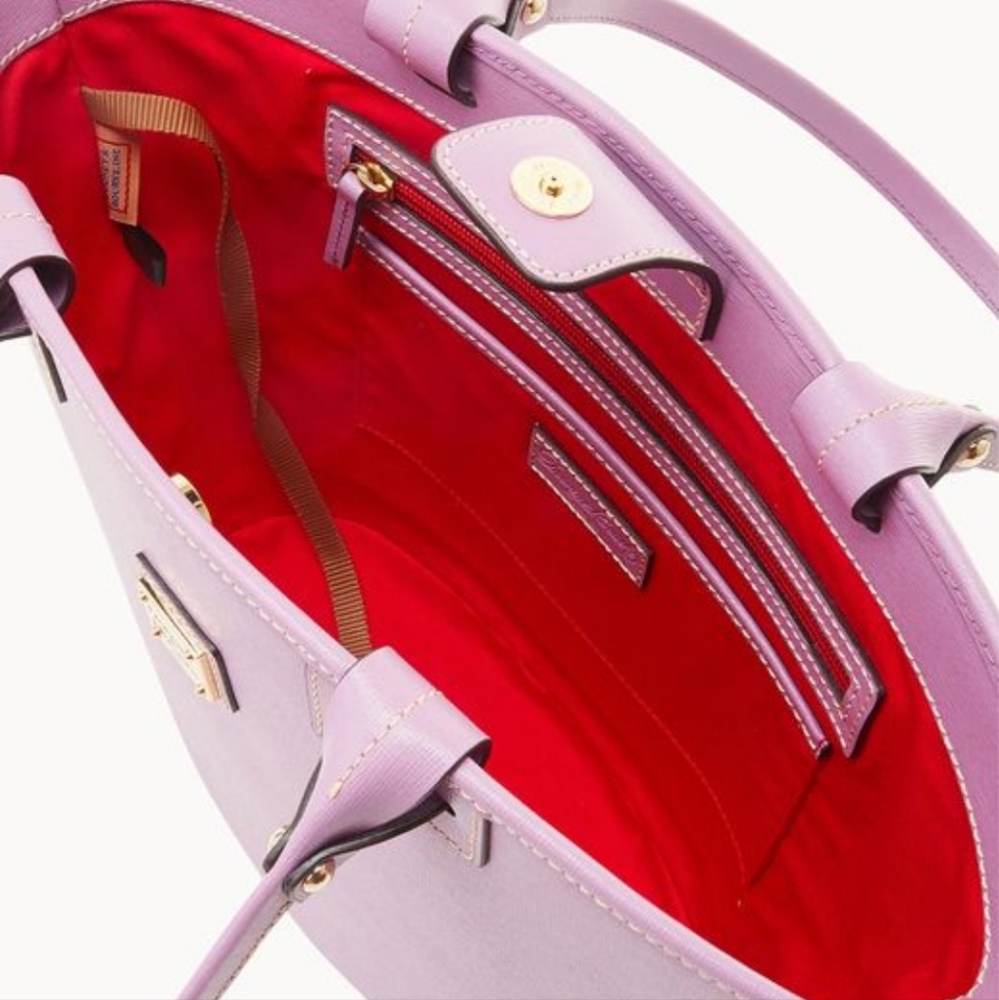 Dooney and Bourke Saffiano Andie Tote - Picture 3 of 4